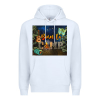 White born to camp Premium Hoodie - NancyCooperArtShop
