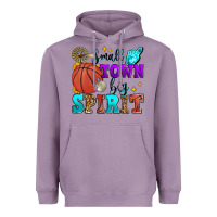 Lavender small town big spirit basketball Heavyweight Hoodie - Zillion Design Studio