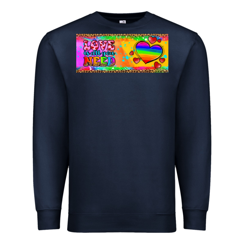 Love Is All You Need  Mug 15 Oz Premium Sweatshirt by HRA Design Shop | Teevron