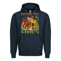 Navy raising hell with the hippies and the cowboys Zipper Hoodie - texasbilliewilder
