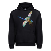 Black Dragon Fly Urban Hoodie - LillyAllenDesigns