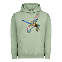 Pigment Oil Green Dragon Fly Urban Hoodie - LillyAllenDesigns