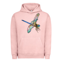 Pigment Salmon Dragon Fly Urban Hoodie - LillyAllenDesigns