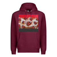 Burgundy ladybug tumbler Premium Hoodie - BarkalooDesign