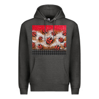 Charcoal Heather ladybug tumbler Premium Hoodie - BarkalooDesign