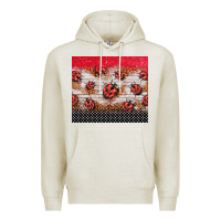 Oatmeal Heather ladybug tumbler Premium Hoodie - BarkalooDesign