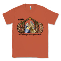 Copper With God All Things Are Possible Classic Tee - RanaPortraitStore