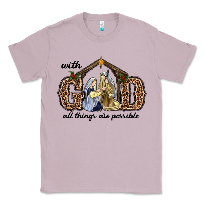 With God All Things Are Possible Classic Tee by RanaPortraitStore | Teevron