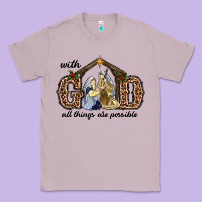 With God All Things Are Possible Classic Tee Designed By Ranaportraitstore