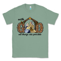 Sage With God All Things Are Possible Classic Tee - RanaPortraitStore