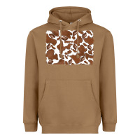Toasted Coconut distressed chocolate milkshake cowhide Heavyweight Hoodie - RanaPortraitStore