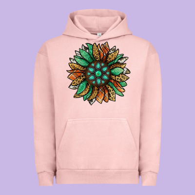 Thanksgiving Fall Sunflower Urban Hoodie Designed By Jasminsmagicworld