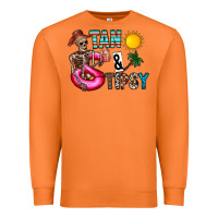 Carrot Tan Tipsy Premium Sweatshirt - CowhideDigitalArt