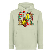 Matcha play ball softball Heavyweight Hoodie - Zillion Design Studio