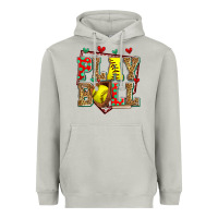 Moon Dust play ball softball Heavyweight Hoodie - Zillion Design Studio