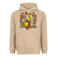 Mushroom play ball softball Heavyweight Hoodie - Zillion Design Studio