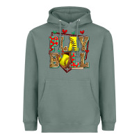 Sage play ball softball Heavyweight Hoodie - Zillion Design Studio