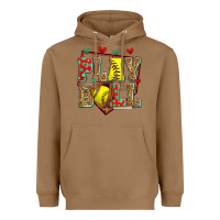 Toasted Coconut play ball softball Heavyweight Hoodie - Zillion Design Studio