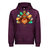 Mauve Wine thanksgiving turkey Urban Hoodie - Jasminsmagicworld