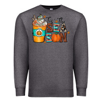 Charcoal Heather tis the sea son Premium Sweatshirt - CowhideDigitalArt