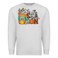 Dove Grey tis the sea son Premium Sweatshirt - CowhideDigitalArt