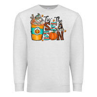 Oatmeal Heather tis the sea son Premium Sweatshirt - CowhideDigitalArt