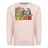 Pale Pink tis the sea son Premium Sweatshirt - CowhideDigitalArt
