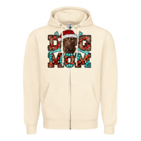 Christmas Labrador Dog Mom Zipper Hoodie | Teevron