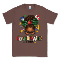Chestnut educational coordinator life afro messy bun Classic Tee - texasbilliewilder