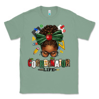 Sage educational coordinator life afro messy bun Classic Tee - texasbilliewilder