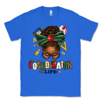 True Royal educational coordinator life afro messy bun Classic Tee - texasbilliewilder