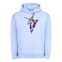 Pigment Grape Ice Dragonfly With Lavender Urban Hoodie - LillyAllenDesigns