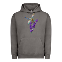 Pigment Tornado Dragonfly With Lavender Urban Hoodie - LillyAllenDesigns