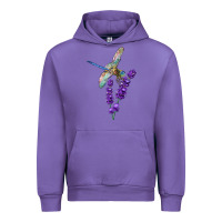 Tulip Dragonfly With Lavender Urban Hoodie - LillyAllenDesigns