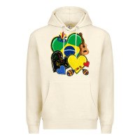 Sandshell brazil hearts Premium Hoodie - NancyCooperArtShop