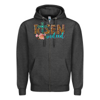 Charcoal Heather risen indeed Zipper Hoodie - texasbilliewilder