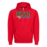 Red risen indeed Zipper Hoodie - texasbilliewilder
