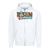 White risen indeed Zipper Hoodie - texasbilliewilder