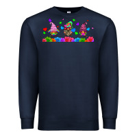Navy lgbtq gnome  libbey glass Premium Sweatshirt - HRA Design Shop