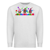 Oatmeal Heather lgbtq gnome  libbey glass Premium Sweatshirt - HRA Design Shop
