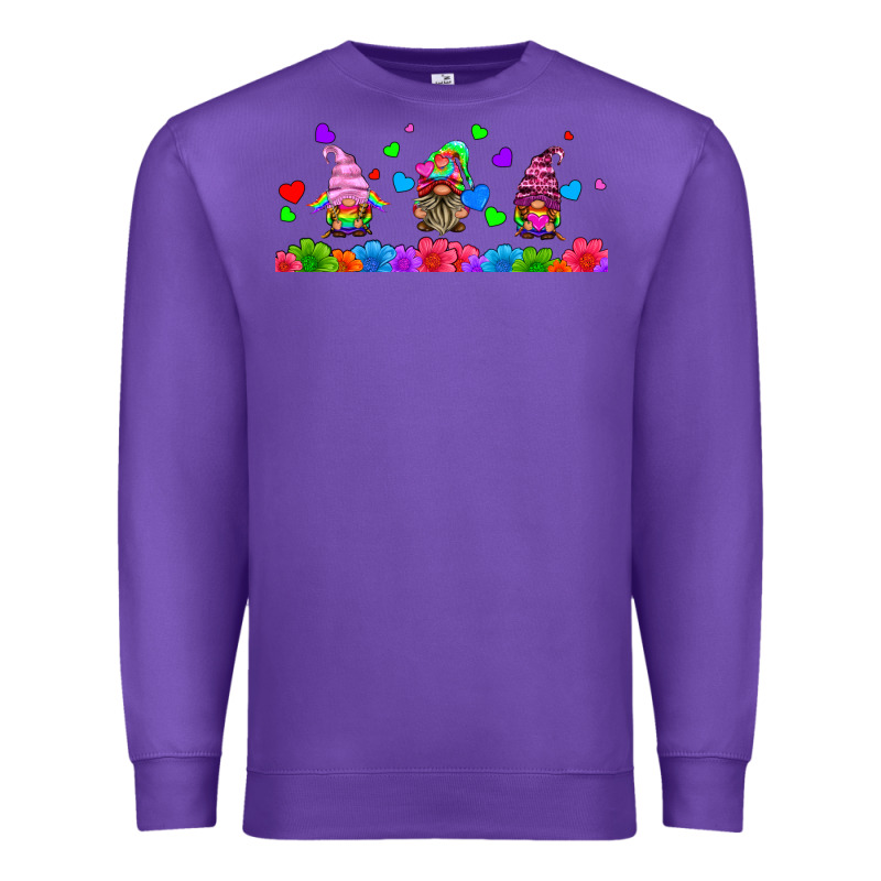 Lgbtq Gnome  Libbey Glass Premium Sweatshirt by HRA Design Shop | Teevron