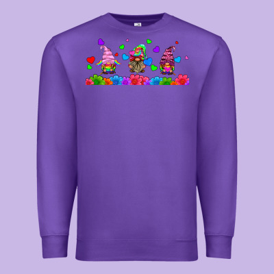 Lgbtq Gnome  Libbey Glass Premium Sweatshirt Designed By Hra Design Shop