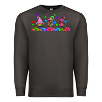 Smoke lgbtq gnome  libbey glass Premium Sweatshirt - HRA Design Shop