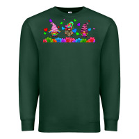 Sports Green lgbtq gnome  libbey glass Premium Sweatshirt - HRA Design Shop