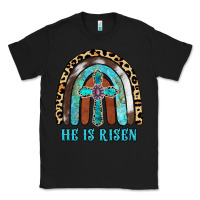 Black He Is Risen Classic Tee - RanaPortraitStore
