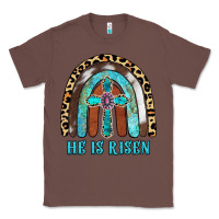 Chestnut He Is Risen Classic Tee - RanaPortraitStore