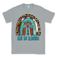 Heather Grey He Is Risen Classic Tee - RanaPortraitStore