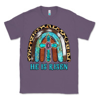 Lavender He Is Risen Classic Tee - RanaPortraitStore