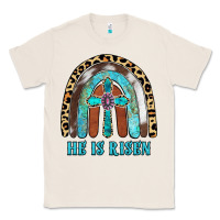 Natural He Is Risen Classic Tee - RanaPortraitStore