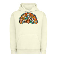 Pigment Pistachio turquoise thanksgiving turkey rainbow Urban Hoodie - Jasminsmagicworld